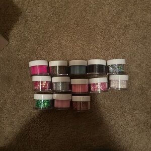 Assorted Glitter Jars